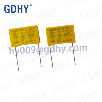 EMI Suppression X2 Capacitor Non Inductive Winding Structure 0.68uF 684nF