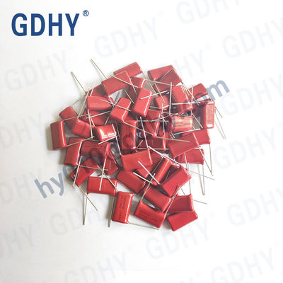 Red 0.33UF 334J 630V CBB Polypropylene Film Capacitor P20 Self Healing