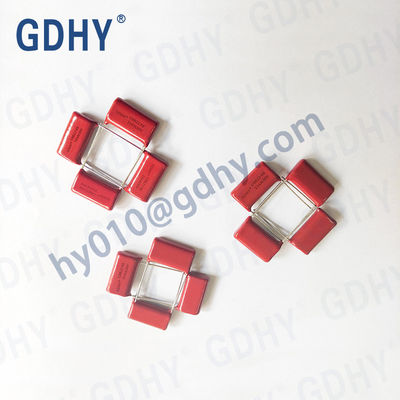 Red 0.33UF 334J 630V CBB Polypropylene Film Capacitor P20 Self Healing