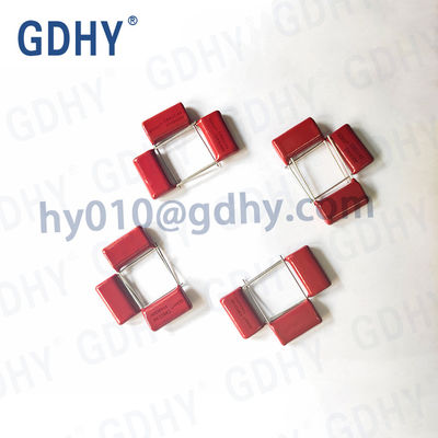 Red 0.33UF 334J 630V CBB Polypropylene Film Capacitor P20 Self Healing