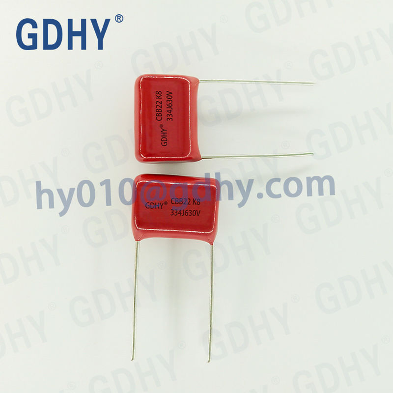 High Frequency MPP CBB Metal Polypropylene Film Capacitor 0.33uf 330nF 334J 630V PITCH15